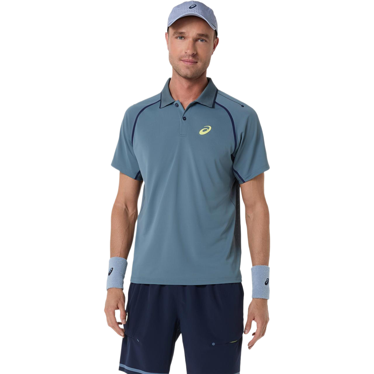 ASICS Breathable Tennis Polo Shirt Short Sleeve 2041A390-020