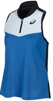 (Women) ASICS Colorblock Sleeveless Racerback Tank Top Blue/Navy. 2042A249-410 (Women) ASICS Colorblock Sleeveless Racerback Tank Top Blue/Navy. 2042A249-410