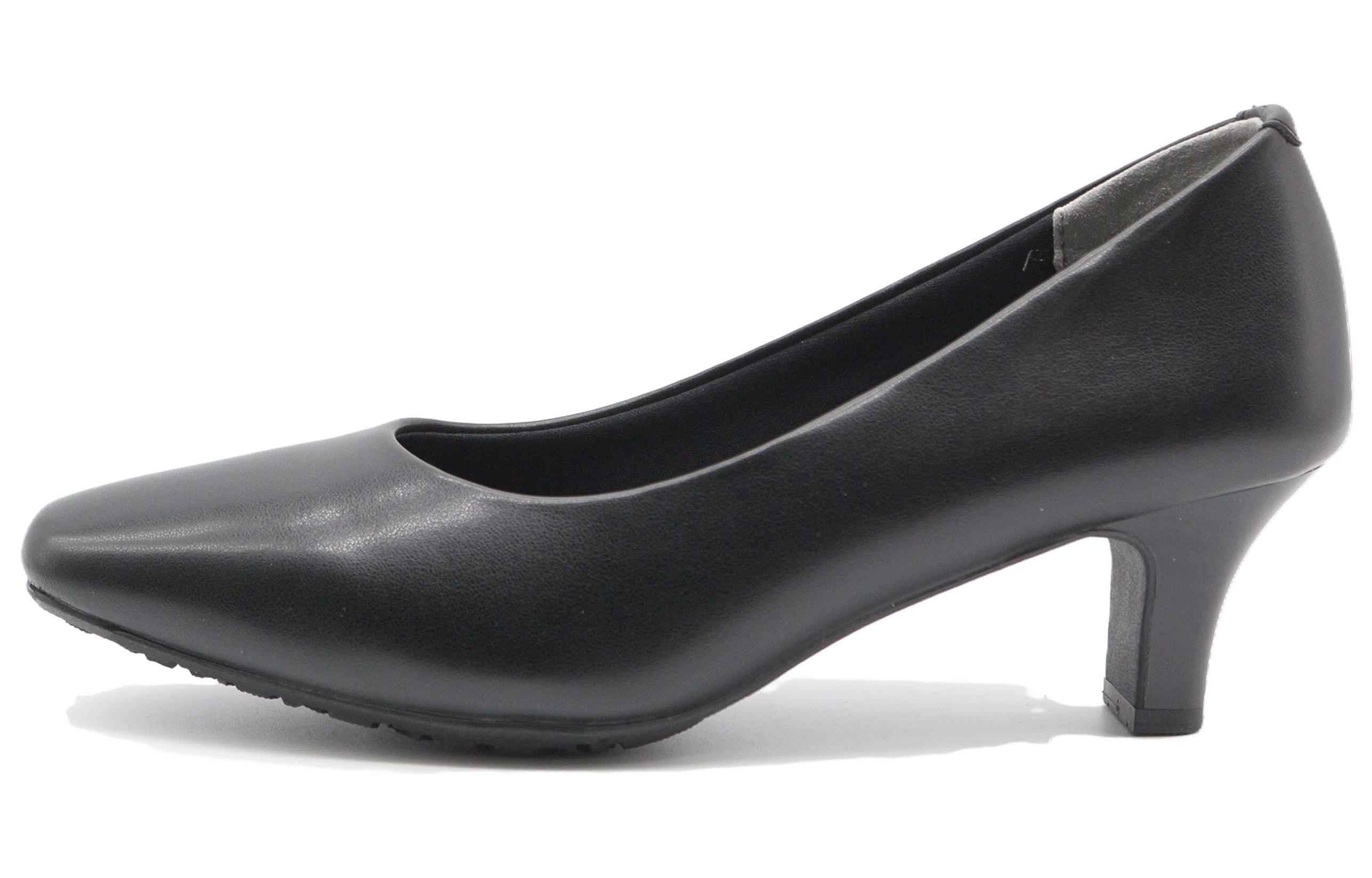 (Women) ASICS Comfort Business Commuter 'Black Block Heel' LO-17080