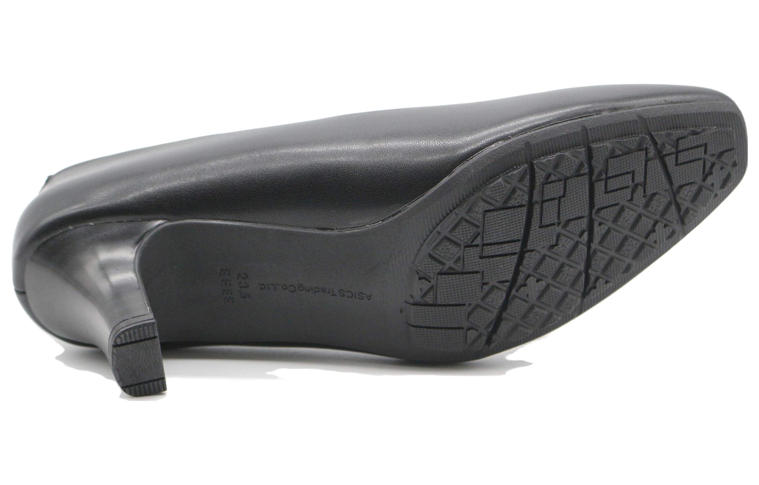 Sizing (W) ASICS Comfort Business Commuter 'Tumit Blok Hitam' LO-17080