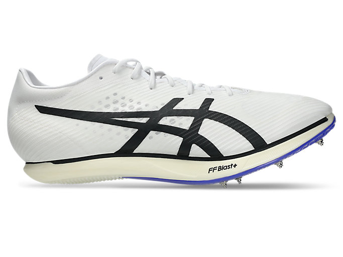 (Women) ASICS Cosmoracer MD 3 Running Shoes White/Cobalt Burst 1093A221-101