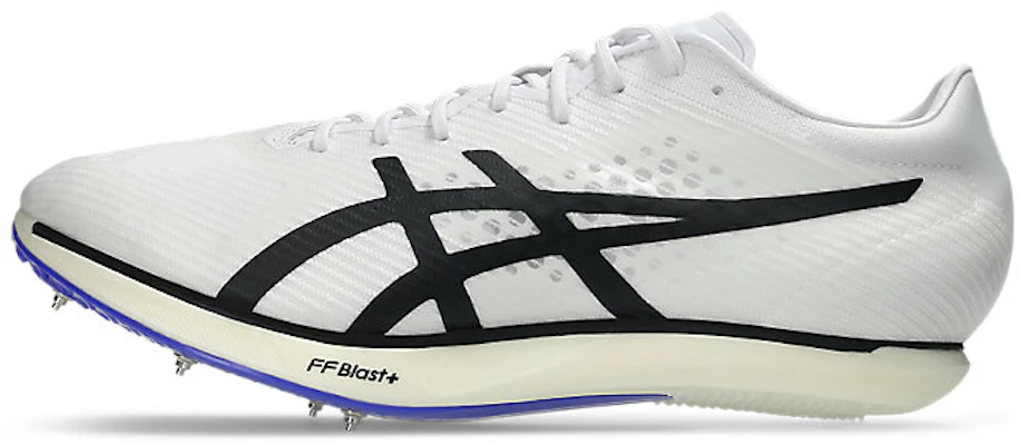 (W) 亚瑟士Cosmoracer MD 3中长跑鞋 白/钴蓝色 1093A221-101 Cheap (W) 亚瑟士Cosmoracer MD 3中长跑鞋 白/钴蓝色 1093A221-101