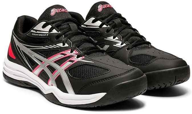 (W) ASICS Court Break 2 Kasut Larian Hitam/Perak 1073A013-003 Lookbook (W) ASICS Court Break 2 Kasut Larian Hitam/Perak 1073A013-003