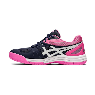 (W) ASICS Court Break 2 Running Shoes Pink/Blue