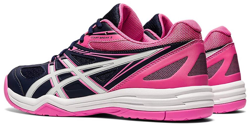 (Women) ASICS Court Break 2 Running Shoes Pink/Blue 1073A013-400 Shop (Women) ASICS Court Break 2 Running Shoes Pink/Blue 1073A013-400