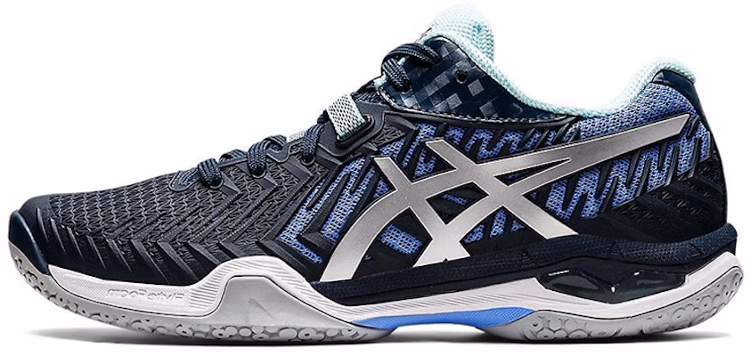 (Women) ASICS Court Control FF 2 'Black Silver Blue' 1072A057-404 Buy (Women) ASICS Court Control FF 2 'Black Silver Blue' 1072A057-404