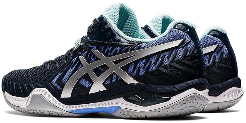(Women) ASICS Court Control FF 2 'Black Silver Blue' 1072A057-404 Shop (Women) ASICS Court Control FF 2 'Black Silver Blue' 1072A057-404