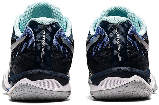 (Women) ASICS Court Control FF 2 'Black Silver Blue' 1072A057-404 Purchase (Women) ASICS Court Control FF 2 'Black Silver Blue' 1072A057-404