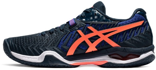 亞瑟士Court Control FF 2輕便透氣休閒跑步鞋 女款 藍橘 Buy 亞瑟士Court Control FF 2輕便透氣休閒跑步鞋 女款 藍橘