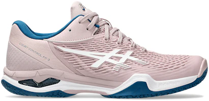 (Women) ASICS Court Control Ff 3 'Watershed Rose White' 1072A089-700 (Women) ASICS Court Control Ff 3 'Watershed Rose White' 1072A089-700