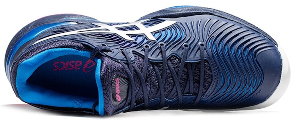 (W) ASICS Court FF 2 'Biru Peacoat Putih' 1042A076-400 Lookbook (W) ASICS Court FF 2 'Biru Peacoat Putih' 1042A076-400