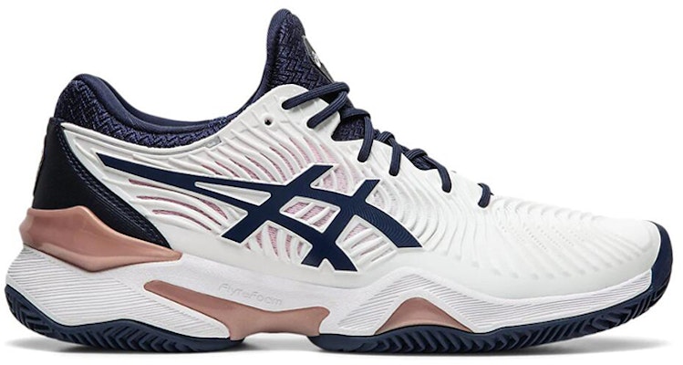 (Women) ASICS Court Ff 2 Clay White/Blue 1042A075-102 Order (Women) ASICS Court Ff 2 Clay White/Blue 1042A075-102