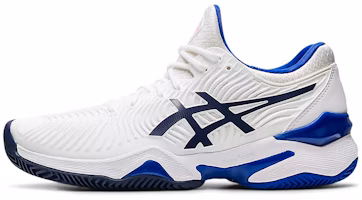 (Women) ASICS Court FF 2 Novak 'White Blue' 1042A075-103 (Women) ASICS Court FF 2 Novak 'White Blue' 1042A075-103