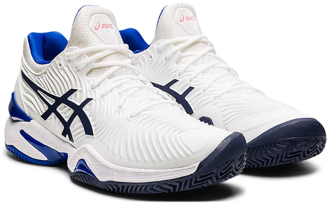 (Women) ASICS Court FF 2 Novak 'White Blue' 1042A075-103 Lookbook (Women) ASICS Court FF 2 Novak 'White Blue' 1042A075-103