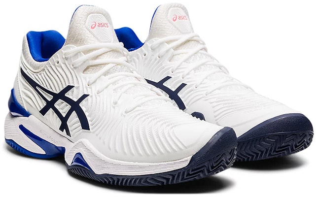 (Women) ASICS Court FF 2 Novak 'White Blue' 1042A075-103 Lookbook (Women) ASICS Court FF 2 Novak 'White Blue' 1042A075-103