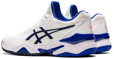 Asics Court FF 2 高筒 跑步鞋 女款 白藍 Shop Asics Court FF 2 高筒 跑步鞋 女款 白藍