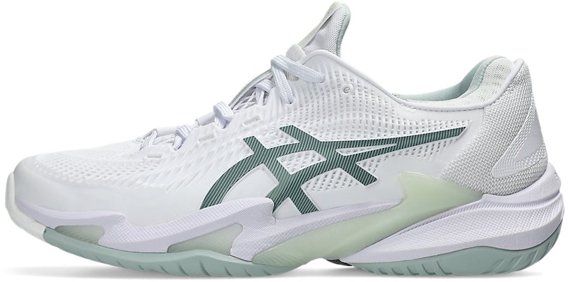 (Women) ASICS COURT FF 3 (All Court) Sneakers White/Lichen Rock 1042A220-106 Cheap (Women) ASICS COURT FF 3 (All Court) Sneakers White/Lichen Rock 1042A220-106