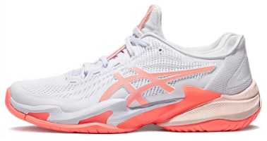 (Women) ASICS Court FF 3 'White Sun Coral' 1042A220-103 (Women) ASICS Court FF 3 'White Sun Coral' 1042A220-103