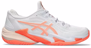 (Women) ASICS Court FF 3 'White Sun Coral' 1042A220-103 (Women) ASICS Court FF 3 'White Sun Coral' 1042A220-103