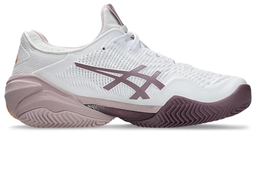 (Women) ASICS Court FF 3 Clay White Watershed Rose 1042A221-104 Order (Women) ASICS Court FF 3 Clay White Watershed Rose 1042A221-104