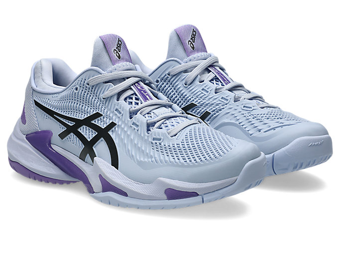 Order (W) ASICS Court FF 3 Night Energy (All Court) Blauw Fade/Gunmetal. 1042A332-400