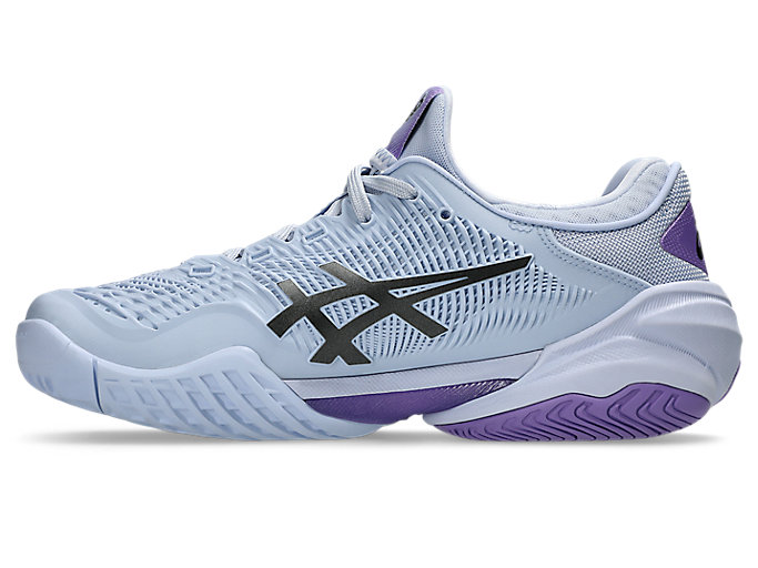 Shop (W) ASICS Court FF 3 Night Energy (All Court) Blauw Fade/Gunmetal. 1042A332-400