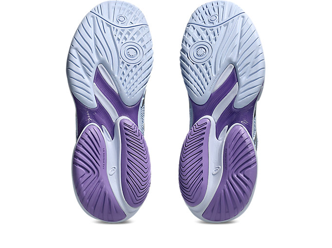 Sizing (W) ASICS Court FF 3 Night Energy (All Court) Blauw Fade/Gunmetal. 1042A332-400