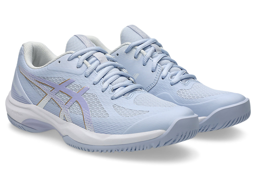 Order (W) ASICS Court Hunter FF Kasut Tenis Biru Fade/Vapor 1072A112-400