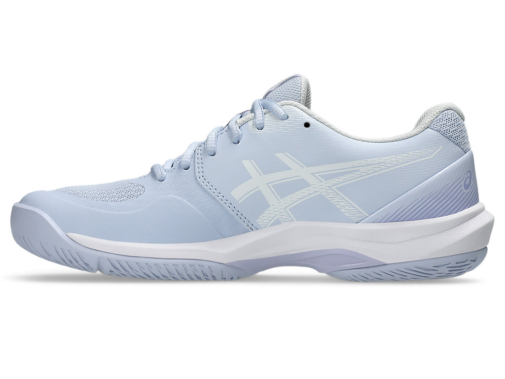 Shop (W) ASICS Court Hunter FF Kasut Tenis Biru Fade/Vapor 1072A112-400