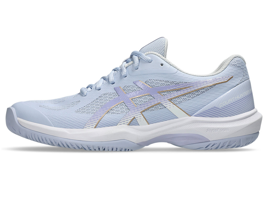 Cheap (W) ASICS Court Hunter FF Kasut Tenis Biru Fade/Vapor 1072A112-400