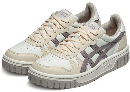 Asics COURT MZ 復古舒適 防滑耐磨 低筒 板鞋 女款 米白色 Lookbook Asics COURT MZ 復古舒適 防滑耐磨 低筒 板鞋 女款 米白色