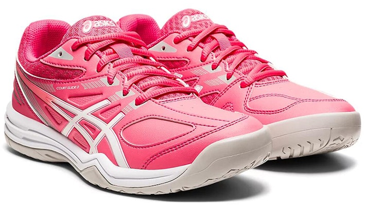 (Women) ASICS Court Slide 2 Runnning Shoes Pink/White 1042A149-700 Lookbook (Women) ASICS Court Slide 2 Runnning Shoes Pink/White 1042A149-700