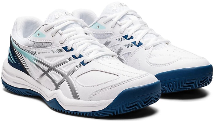 (Women) ASICS Court Slide 2 'White Blue' 1042A147-103 Lookbook (Women) ASICS Court Slide 2 'White Blue' 1042A147-103