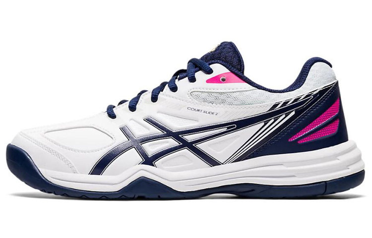 (Women) ASICS Court Slide 2 'White Blue' 1042A149-100