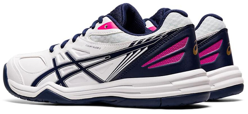 (Women) ASICS Court Slide 2 'White Blue' 1042A149-100 Lookbook (Women) ASICS Court Slide 2 'White Blue' 1042A149-100
