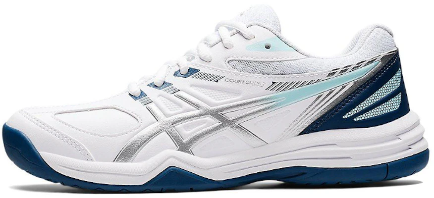 (W) ASICS Court Slide 2 ''Blanc Bleu Profond'' 1042A149-103 Buy (W) ASICS Court Slide 2 ''Blanc Bleu Profond'' 1042A149-103