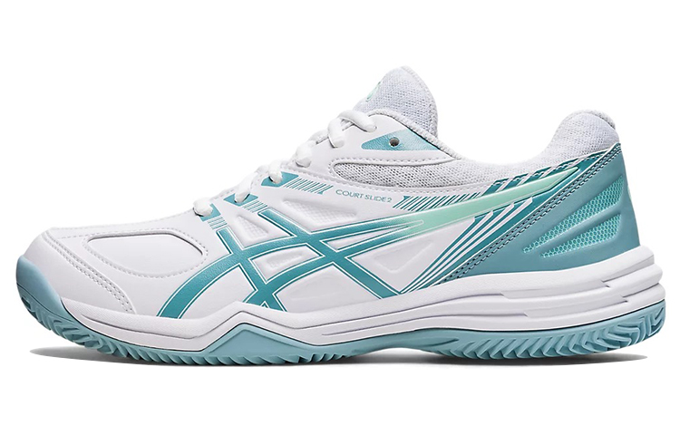 (Women) ASICS Court Slide 2 Clay/Oc 'White Blue' 1042A147-104