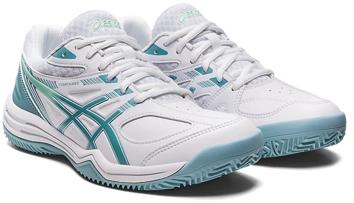 (W) 亚瑟士 Court Slide 2 粘土场 '白蓝' 1042A147-104 Lookbook (W) 亚瑟士 Court Slide 2 粘土场 '白蓝' 1042A147-104