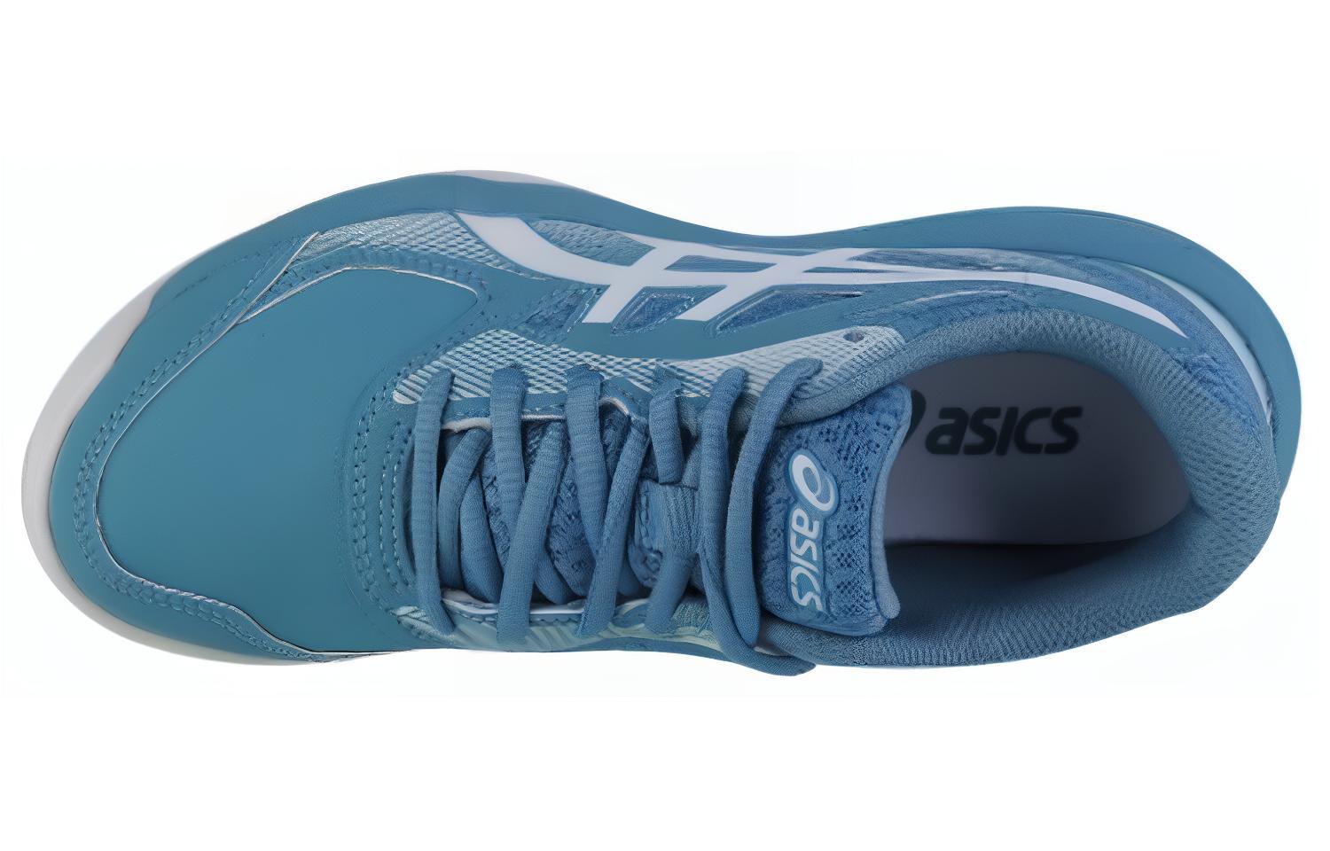 Shop (W) アシックス コートスライド3 グレー/ブルー/ホワイト 1042A209-401
