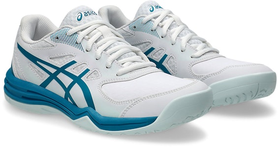 (W) ASICS Court Slide 3 'Putih Teal Biru' 1042A209-103 Order (W) ASICS Court Slide 3 'Putih Teal Biru' 1042A209-103