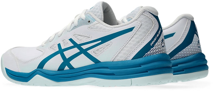 (W) ASICS Court Slide 3 'Putih Teal Biru' 1042A209-103 Lookbook (W) ASICS Court Slide 3 'Putih Teal Biru' 1042A209-103