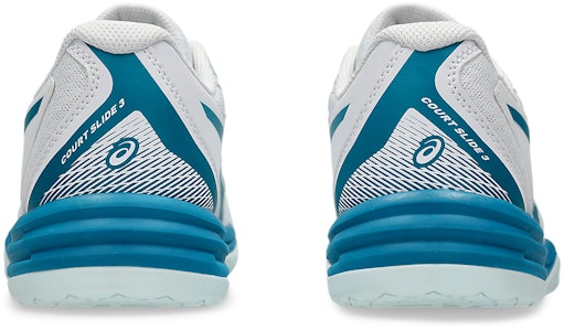 (W) ASICS Court Slide 3 'Putih Teal Biru' 1042A209-103 Purchase (W) ASICS Court Slide 3 'Putih Teal Biru' 1042A209-103