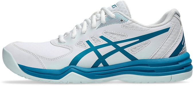 (W) ASICS Court Slide 3 'Putih Teal Biru' 1042A209-103 Cheap (W) ASICS Court Slide 3 'Putih Teal Biru' 1042A209-103