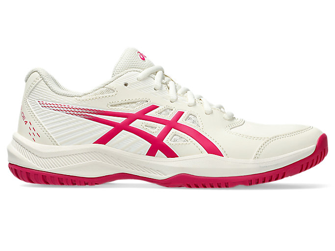 (Women) Asics Court Slide 4 (All Court) Cream/Bright Rose 1042A283-101