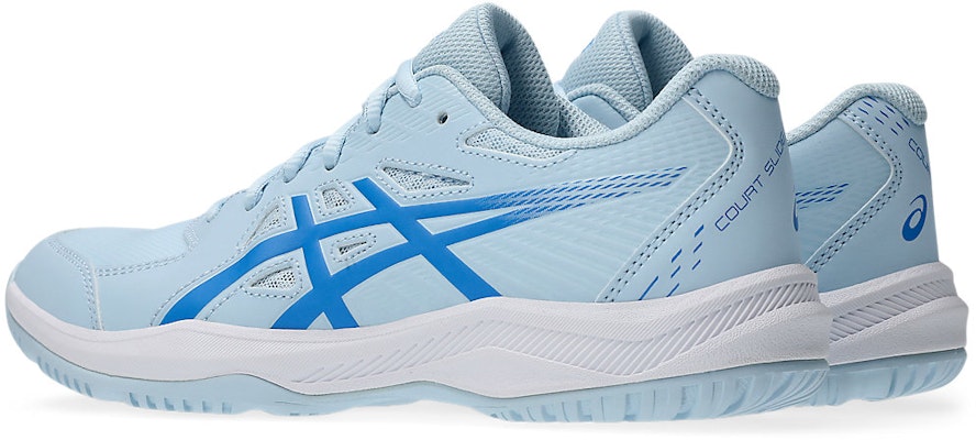 (Women) ASICS Court Slide 4 All-Court Tennis Shoes Light Blue/Blue Coast 1042A283-400 Lookbook (Women) ASICS Court Slide 4 All-Court Tennis Shoes Light Blue/Blue Coast 1042A283-400