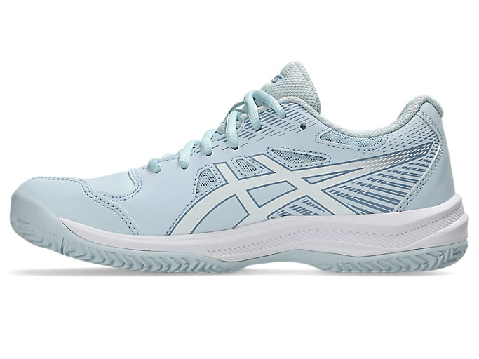 Shop (W) ASICS コートスライド 4 クレー/OC テニスシューズ スカイ/ホワイト 1042A284-401