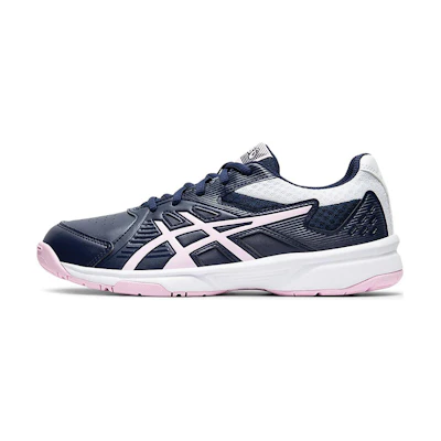 (W) ASICS Court Slide 'Blue Pink'