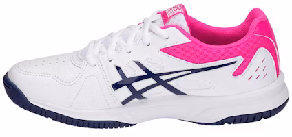(Women) ASICS Court Slide Shoes White/Pink/Blue 1042A030-100 (Women) ASICS Court Slide Shoes White/Pink/Blue 1042A030-100