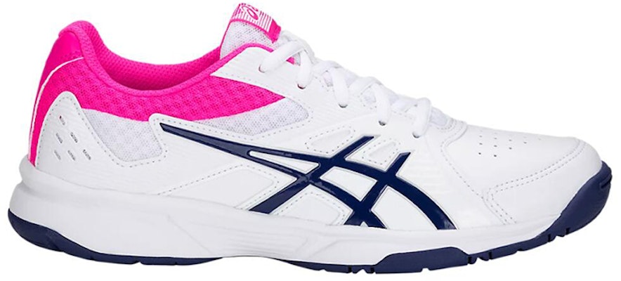 (Women) ASICS Court Slide Shoes White/Pink/Blue 1042A030-100 Order (Women) ASICS Court Slide Shoes White/Pink/Blue 1042A030-100