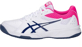 (Women) ASICS Court Slide Clay 'White Pink' 1042A031-100 (Women) ASICS Court Slide Clay 'White Pink' 1042A031-100